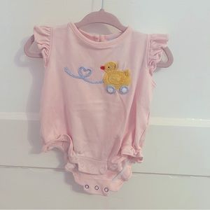Bella Bliss crochet duck playsuit